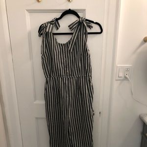 Striped jumpsuit